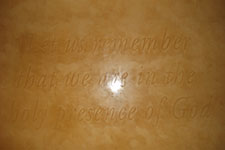 Scripture Created with Plaster 