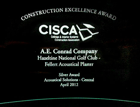 Construction Excellence 2012 Award